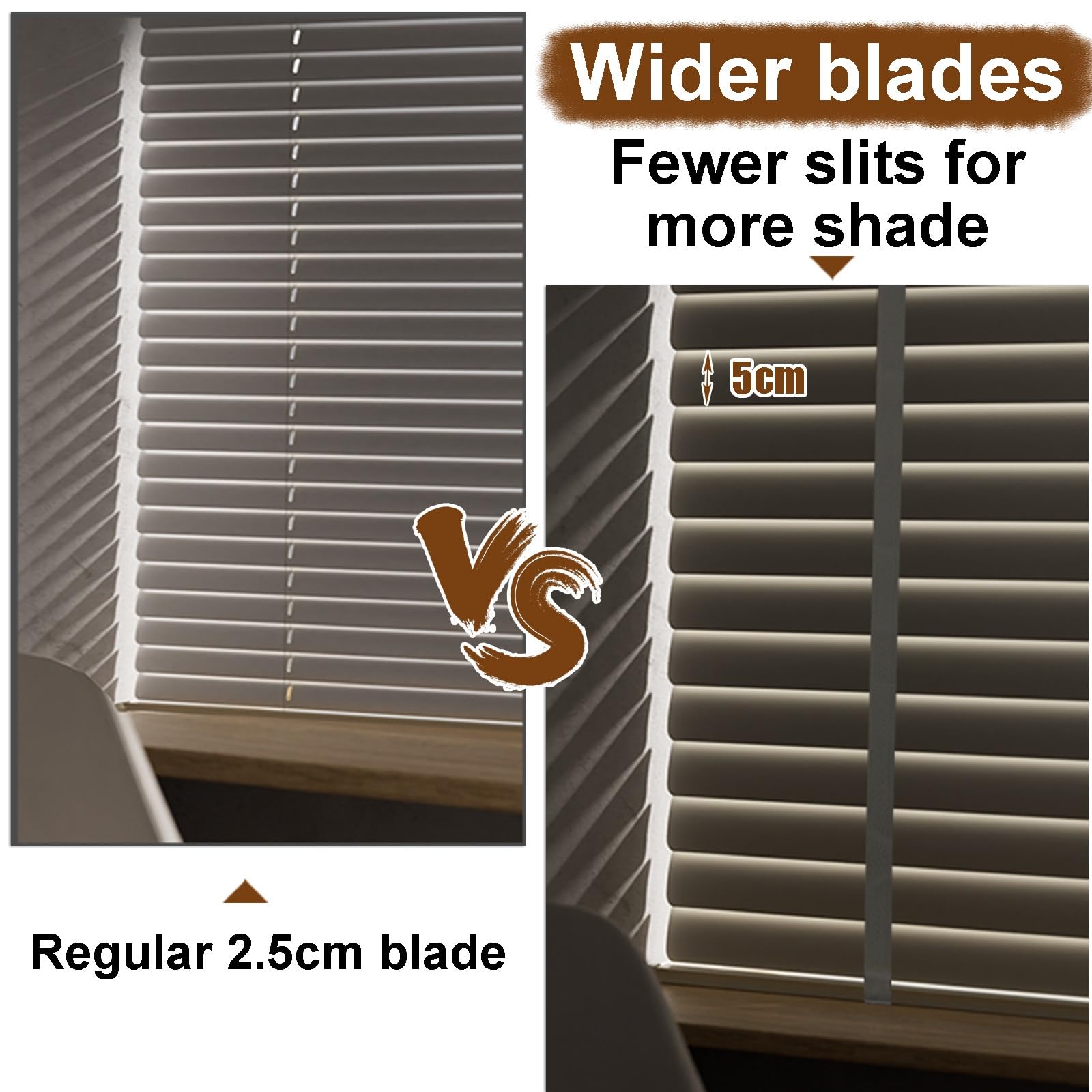 Amazon.co.jp: 50mm幅スラット ブラインドカーテン ウッドブラインド